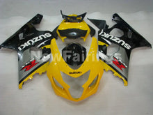 Cargar imagen en el visor de la galería, Yellow and Black Silver Factory Style - GSX-R600 04-05 Fairing Kit