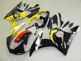 Yellow and Black Sun Moon - YZF-R6 05 Fairing Kit