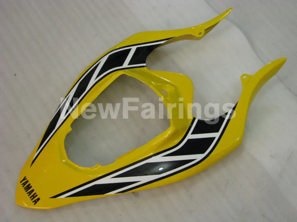 Yellow and Black White Factory Style - YZF-R1 04-06 Fairing Kit