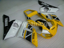 Cargar imagen en el visor de la galería, Yellow and Black White Factory Style - YZF-R6 98-02 Fairing Kit