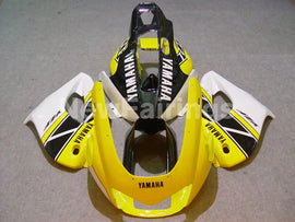 Yellow and Black White Factory Style - YZF1000R Thunderace 96-05 Fairing Kit