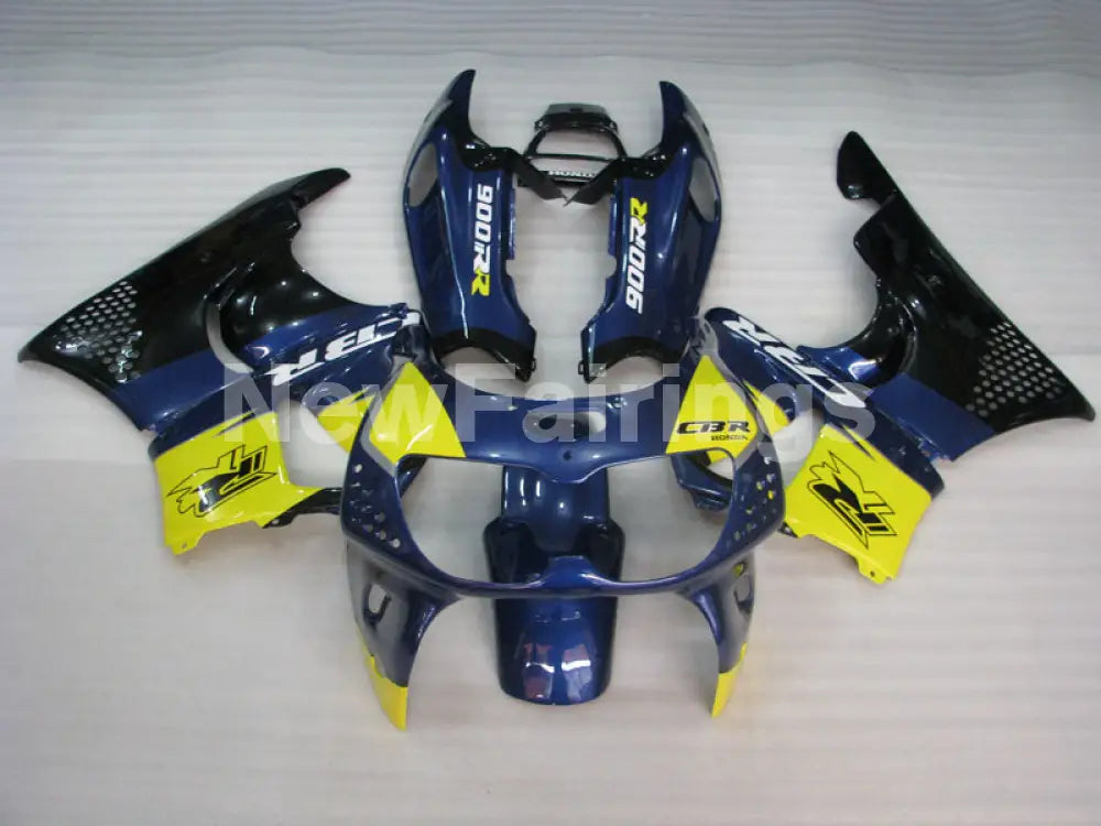 Yellow and Blue Black Factory Style - CBR 900 RR 94-95 Fairing Kit