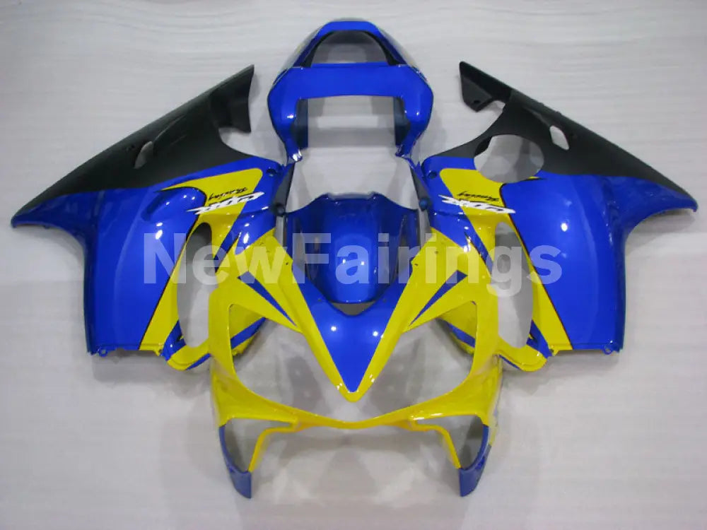 Yellow and Blue Black Factory Style - CBR600 F4i 01-03 Fairing Kit