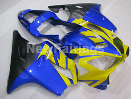 Yellow and Blue Black Factory Style - CBR600 F4i 01-03 Fairing Kit