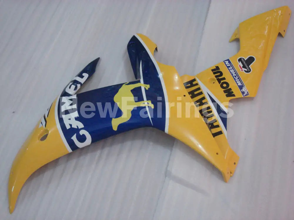 Yellow and Blue Camel - YZF-R1 02-03 Fairing Kit