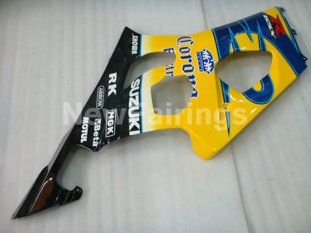 Yellow and Blue Corona - GSX-R1000 03-04 Fairing Kit