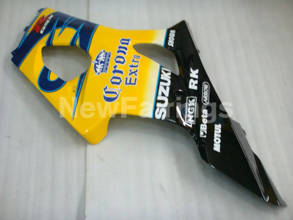 Yellow and Blue Corona - GSX-R1000 03-04 Fairing Kit
