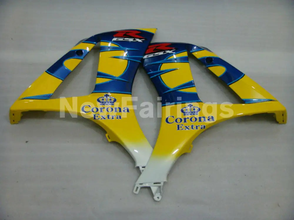 Yellow and Blue Corona - GSX-R1000 07-08 Fairing Kit