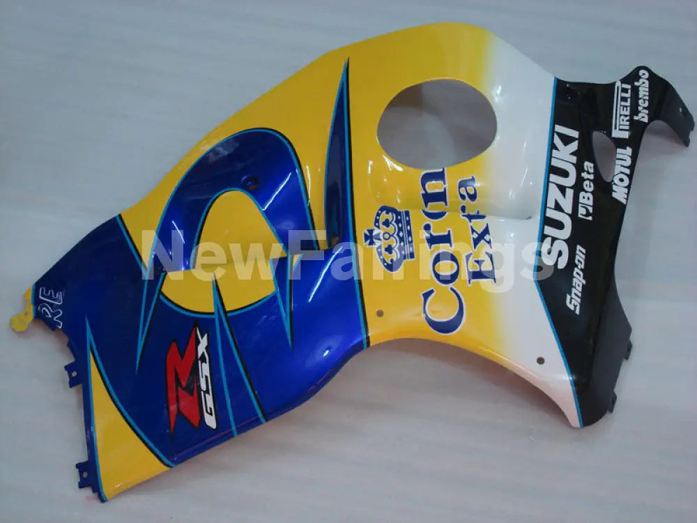 Yellow and Blue Corona - GSX1300R Hayabusa 99-07 Fairing Kit