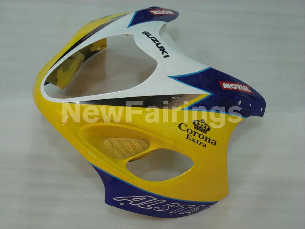 Yellow and Blue Corona - GSX1300R Hayabusa 99-07 Fairing Kit