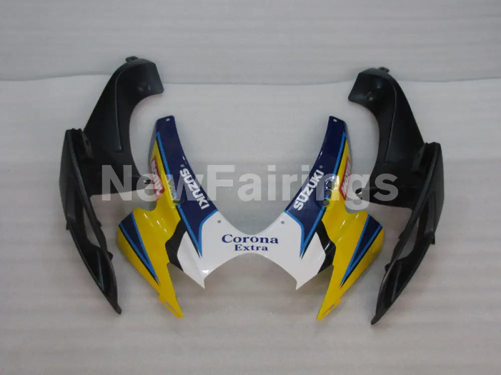 Yellow and Blue White Corona - GSX-R600 06-07 Fairing Kit