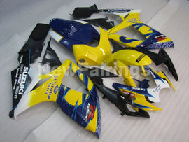 Yellow and Blue White Corona - GSX-R600 06-07 Fairing Kit