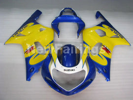 Yellow and Blue White Factory Style - GSX-R750 00-03 Fairing Kit