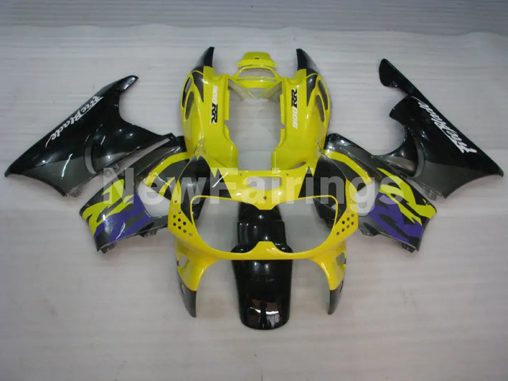 Yellow and Grey Black Factory Style - CBR 900 RR 96-97 Fairing Kit
