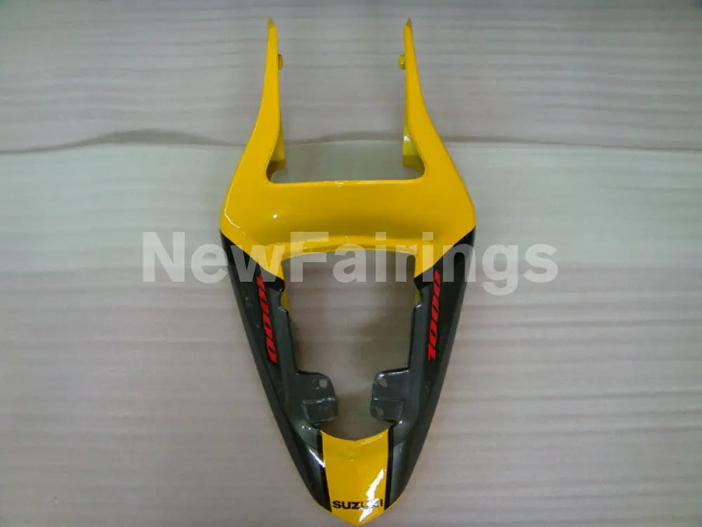 Yellow and Grey Black Factory Style - GSX-R1000 03-04 Fairing Kit
