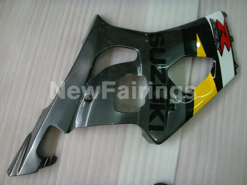 Yellow and Grey Black Factory Style - GSX-R1000 03-04 Fairing Kit