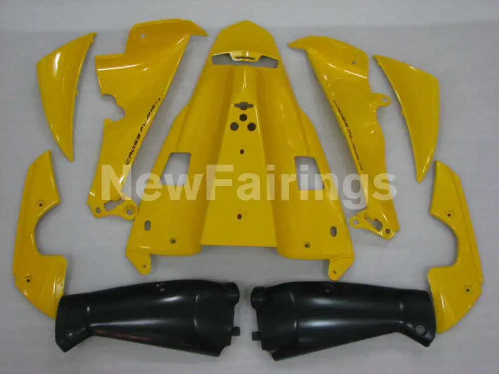Yellow and Matte Black Factory Style - YZF-R1 09-11 Fairing Kit