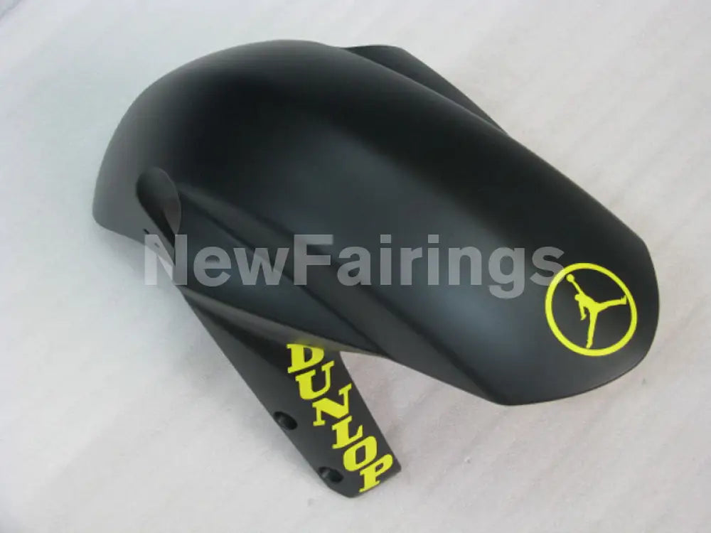 Yellow and Matte Black Jordan - GSX-R600 04-05 Fairing Kit