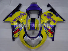 Cargar imagen en el visor de la galería, Yellow and Purple Factory Style - GSX-R750 00-03 Fairing Kit