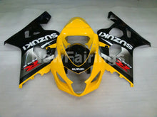 Cargar imagen en el visor de la galería, Yellow and Silver Black Factory Style - GSX-R600 04-05 Fairing Kit