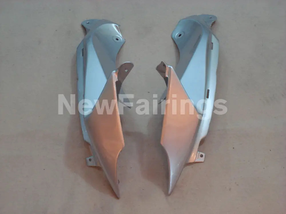Yellow and Silver Black Factory Style - GSX-R600 08-10 Fairing Kit