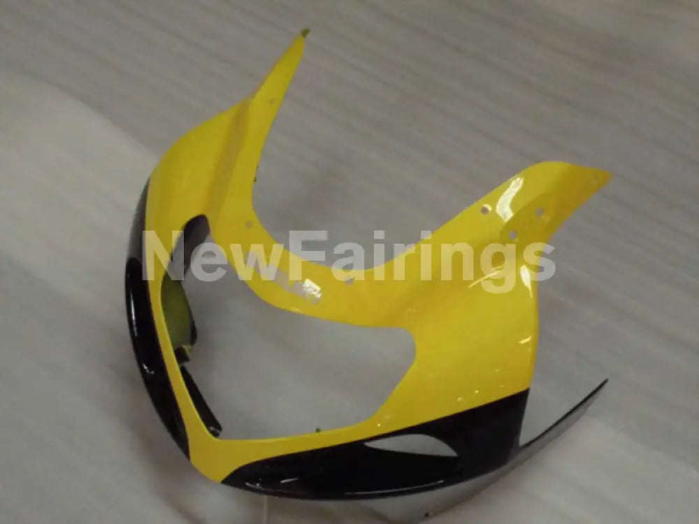 Yellow and Silver Black Factory Style - GSX-R750 00-03 Fairing Kit