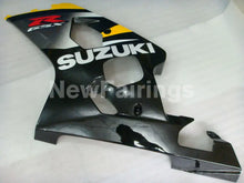 Cargar imagen en el visor de la galería, Yellow and Silver Black Factory Style - GSX-R750 04-05 Fairing Kit