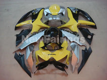 Cargar imagen en el visor de la galería, Yellow and Silver Black Factory Style - GSX-R750 08-10 Fairing Kit