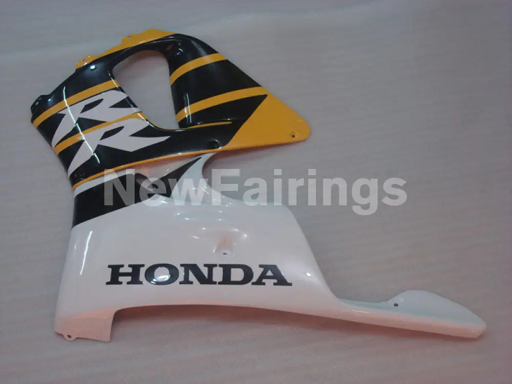 Yellow and White Black Factory Style - CBR 919 RR 98-99 Fairing Kit