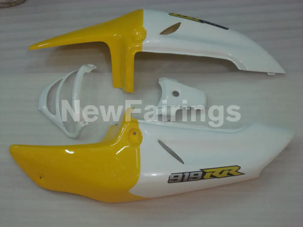 Yellow and White Black Factory Style - CBR 919 RR 98-99 Fairing Kit