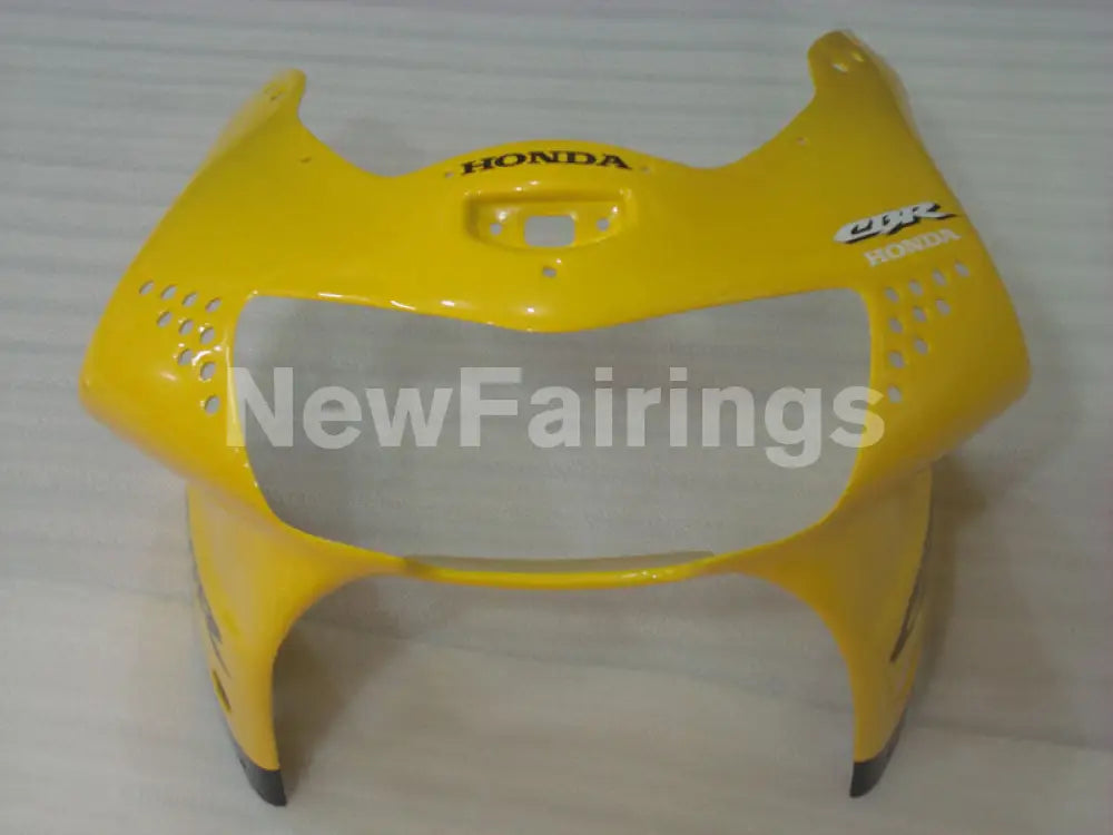 Yellow and White Black Factory Style - CBR 919 RR 98-99 Fairing Kit