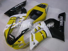 Cargar imagen en el visor de la galería, Yellow and White Black Factory Style - YZF-R6 98-02 Fairing Kit