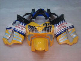 Yellow and White Blue Nastro Azzurro - CBR600 F4i 01-03 Fairing Kit