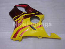 Cargar imagen en el visor de la galería, Yellow and Wine Red Flame - CBR600 F4i 01-03 Fairing Kit