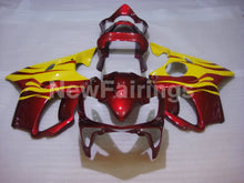 Cargar imagen en el visor de la galería, Yellow and Wine Red Flame - CBR600 F4i 01-03 Fairing Kit