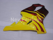 Cargar imagen en el visor de la galería, Yellow and Wine Red Flame - CBR600 F4i 01-03 Fairing Kit