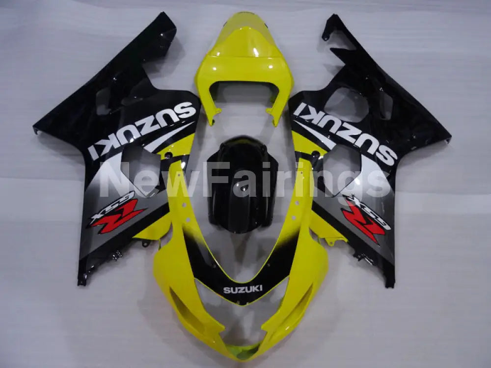Yellow Black and Silver Factory Style - GSX-R750 04-05 Fairing Kit