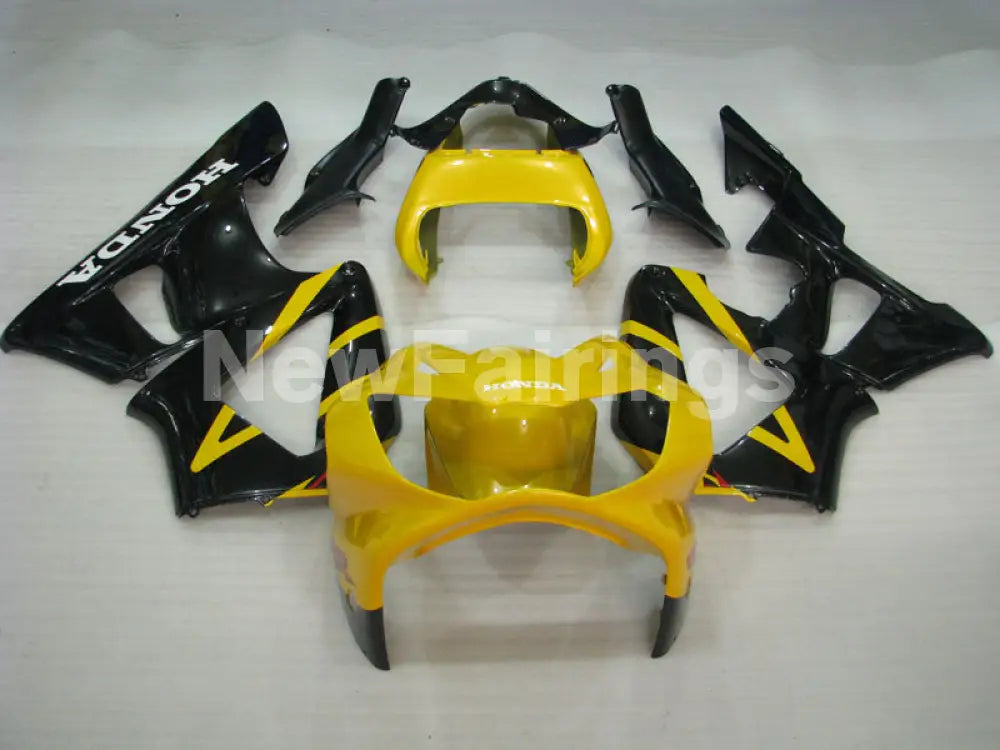 Yellow Black Factory Style - CBR 929 RR 00-01 Fairing Kit