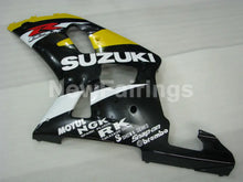 Cargar imagen en el visor de la galería, Yellow Black and White Factory Style - GSX-R600 01-03 Fairing Kit
