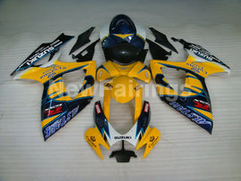 Yellow Blue and White Corona - GSX-R600 06-07 Fairing Kit