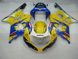 Yellow and Blue Corona - GSX-R1000 00-02 Fairing Kit