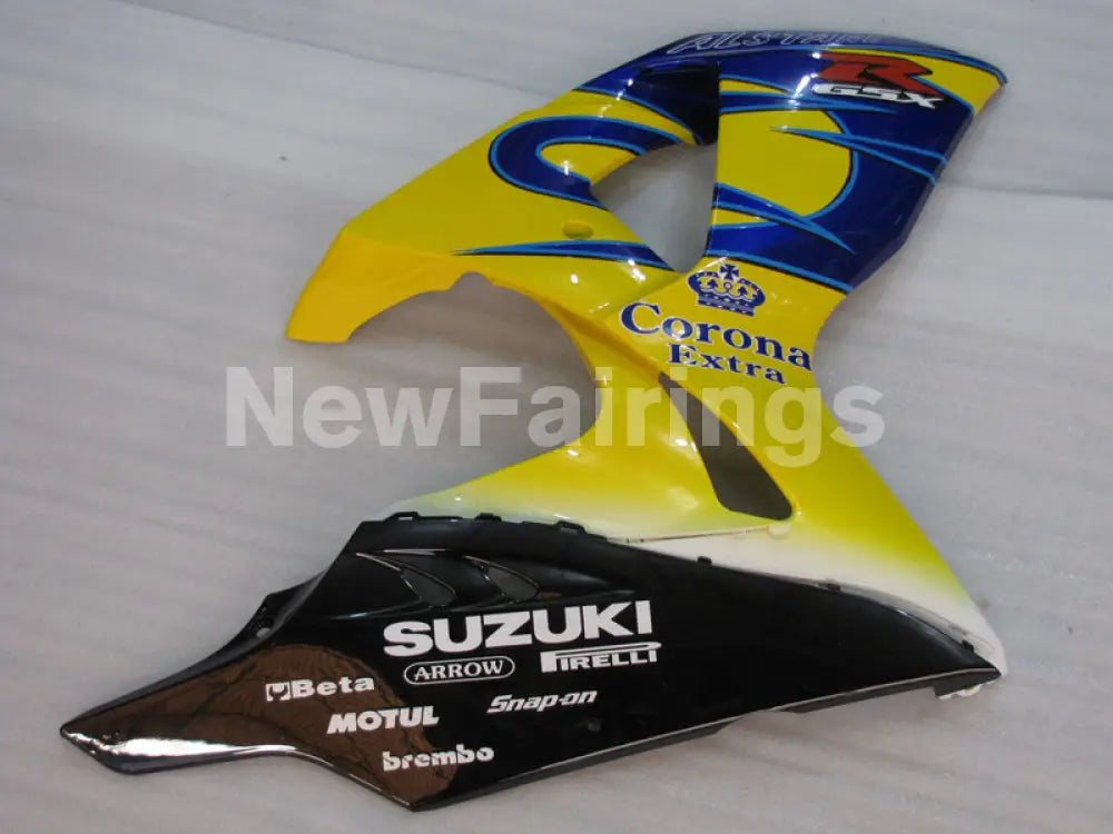 Yellow and Blue Corona - GSX-R1000 09-16 Fairing Kit