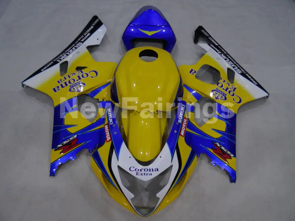 Yellow Blue Corona - GSX-R600 04-05 Fairing Kit