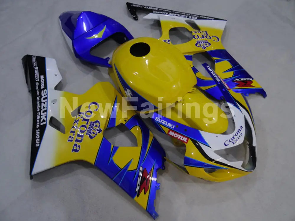 Yellow Blue Corona - GSX-R750 04-05 Fairing Kit