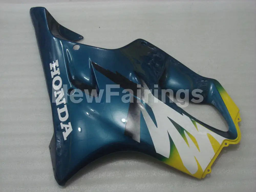 Yellow Blue Factory Style - CBR600 F4 99-00 Fairing Kit