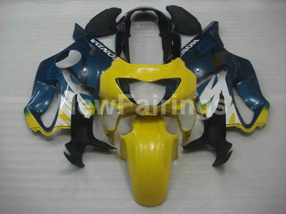 Yellow Blue Factory Style - CBR600 F4 99-00 Fairing Kit
