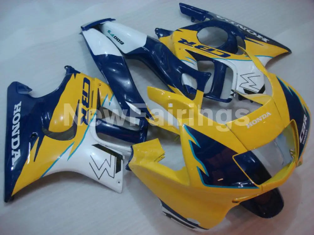 Yellow and Blue White Factory Style - CBR600 F3 97-98 Fairing Kit