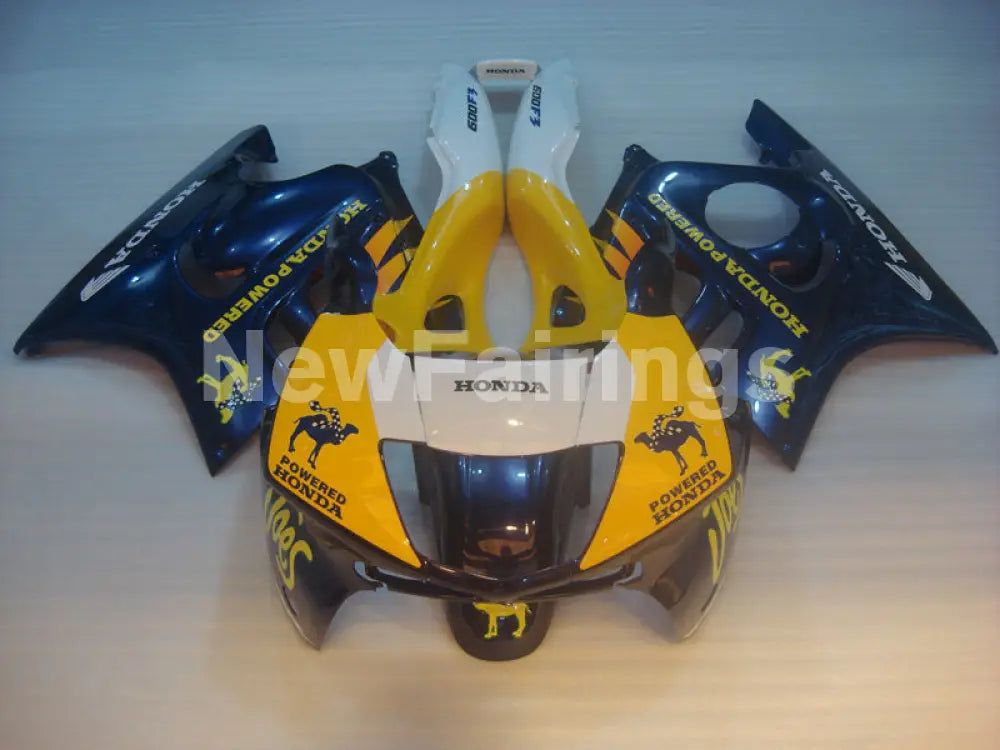 Yellow and Blue White Joes - CBR600 F3 95-96 Fairing Kit