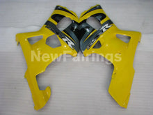 Cargar imagen en el visor de la galería, Yellow and Grey Black Factory Style - GSX-R600 01-03 Fairing Kit