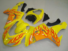 Cargar imagen en el visor de la galería, Yellow Red Flame - NINJA ZX-10R 06-07 Fairing Kit